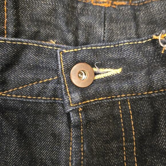 Raleigh Denim Jeans Handcrafted Made USA Dark Wash Mens 32X36 Slim Mid-rise - Picture 6 of 15